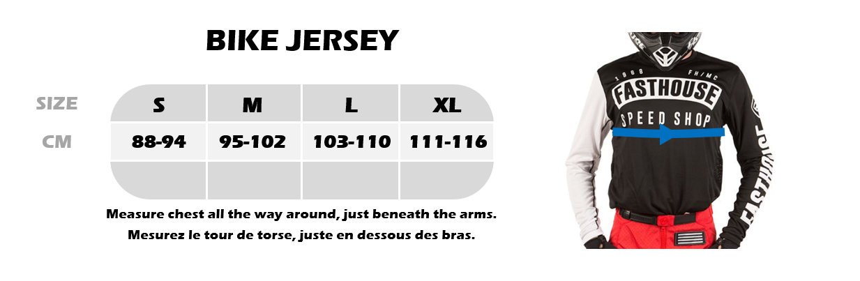 HOW TO MEASURE FOR JERSEYS